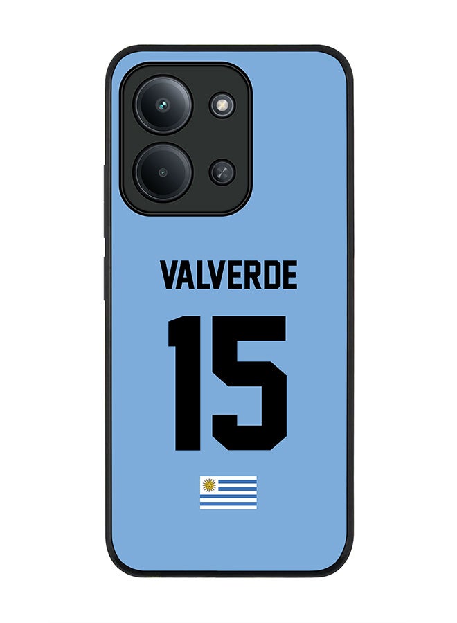 For Xiaomi Redmi 15C 4G Case,Slim fit Camera Protection, Shockproof Thin Phone cover  - Football - Uruguay ,  Valverde